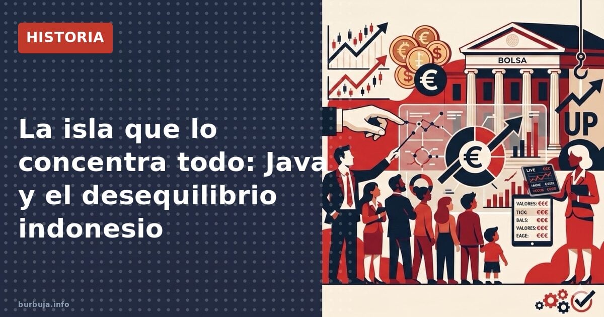 La isla que lo concentra todo: Java y el desequilibrio indonesio