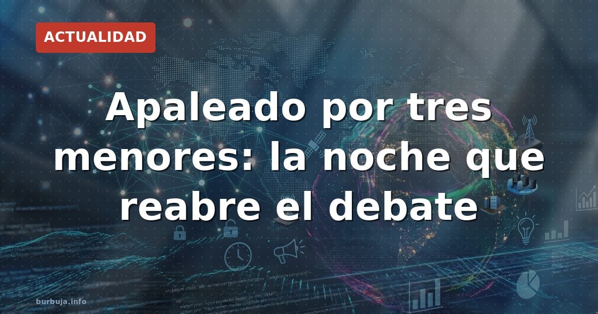 Agresión de tres menores a un joven en Madrid