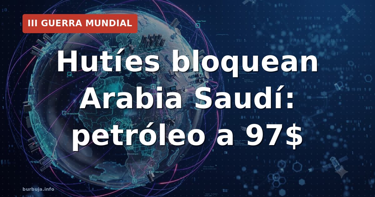 Los hutíes declaran bloqueo naval a Arabia Saudí