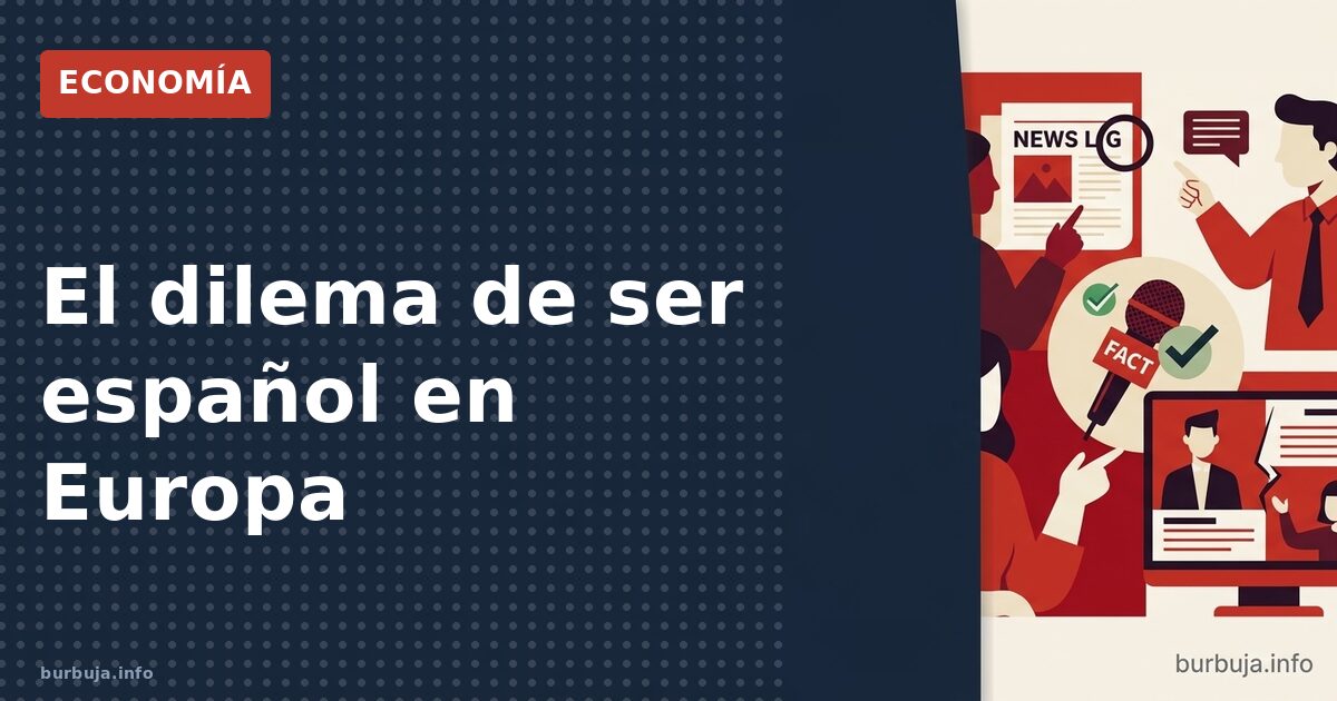 El dilema de ser español en Europa