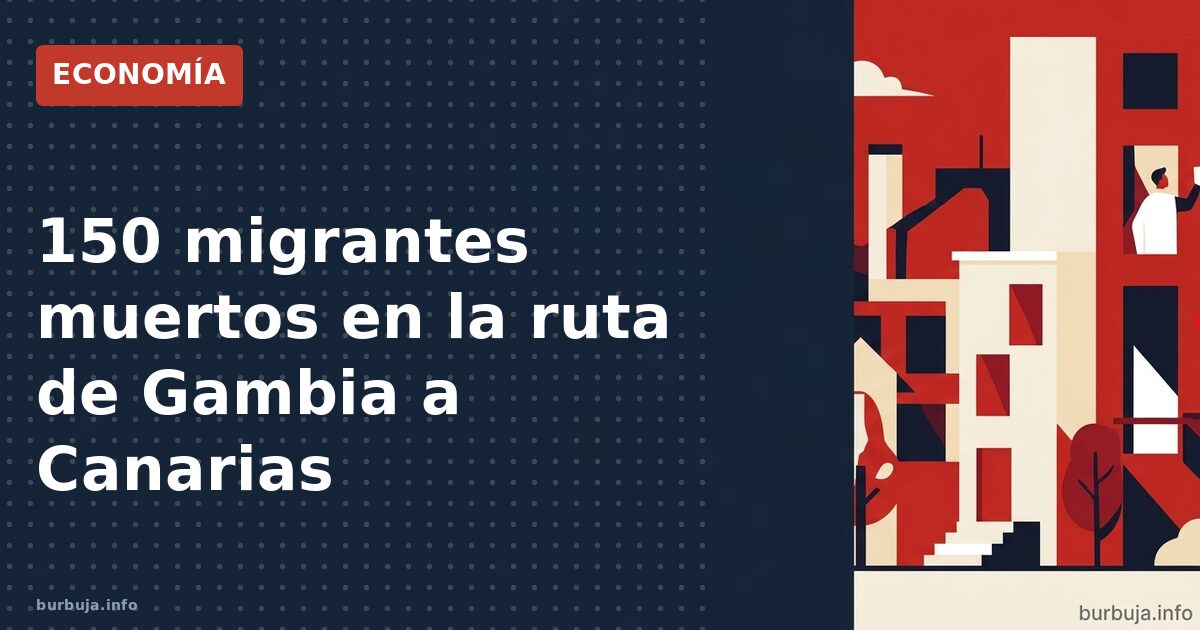 Ruta canaria: 150 muertos en un cayuco