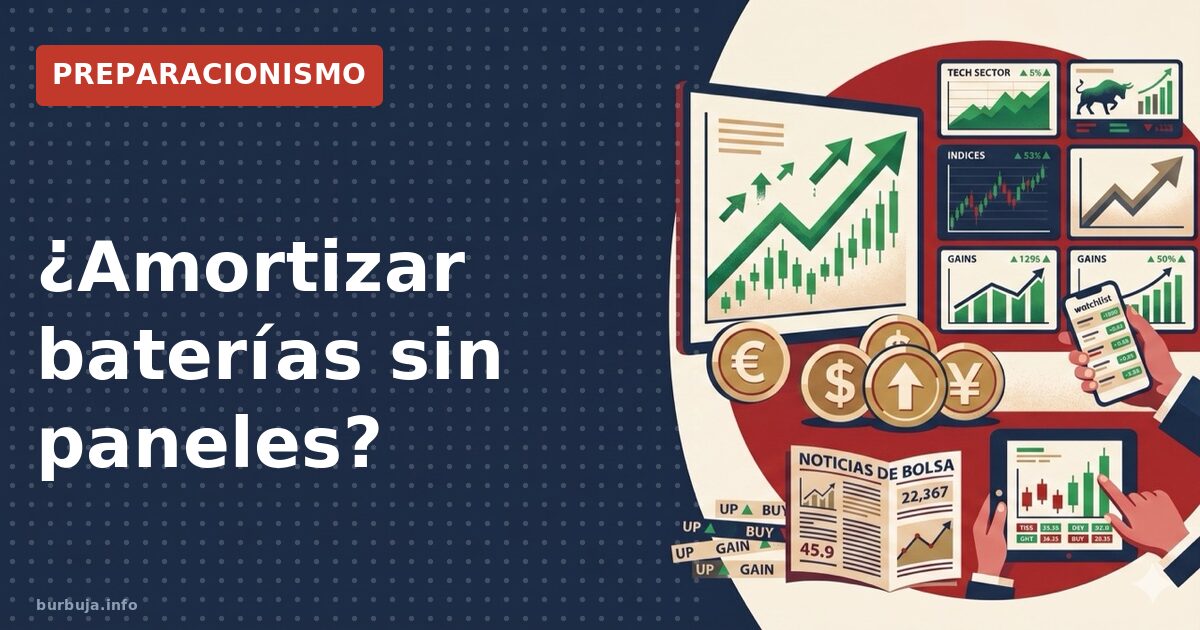 Baterías contra la factura: ¿recuperas la inversión en 5 años?