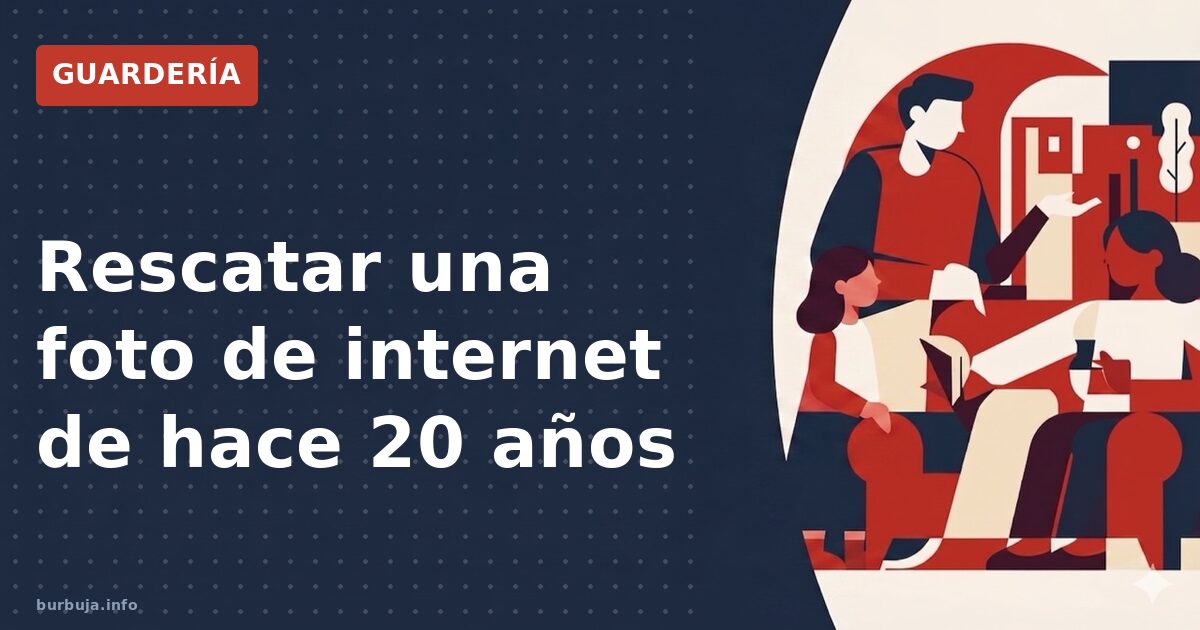 La foto que un internauta buscó durante 20 años