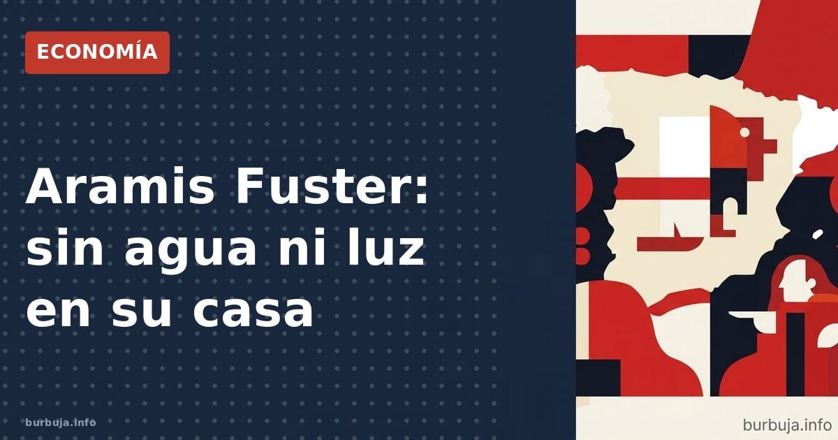 Aramis Fuster usa bolsas de plástico como retrete