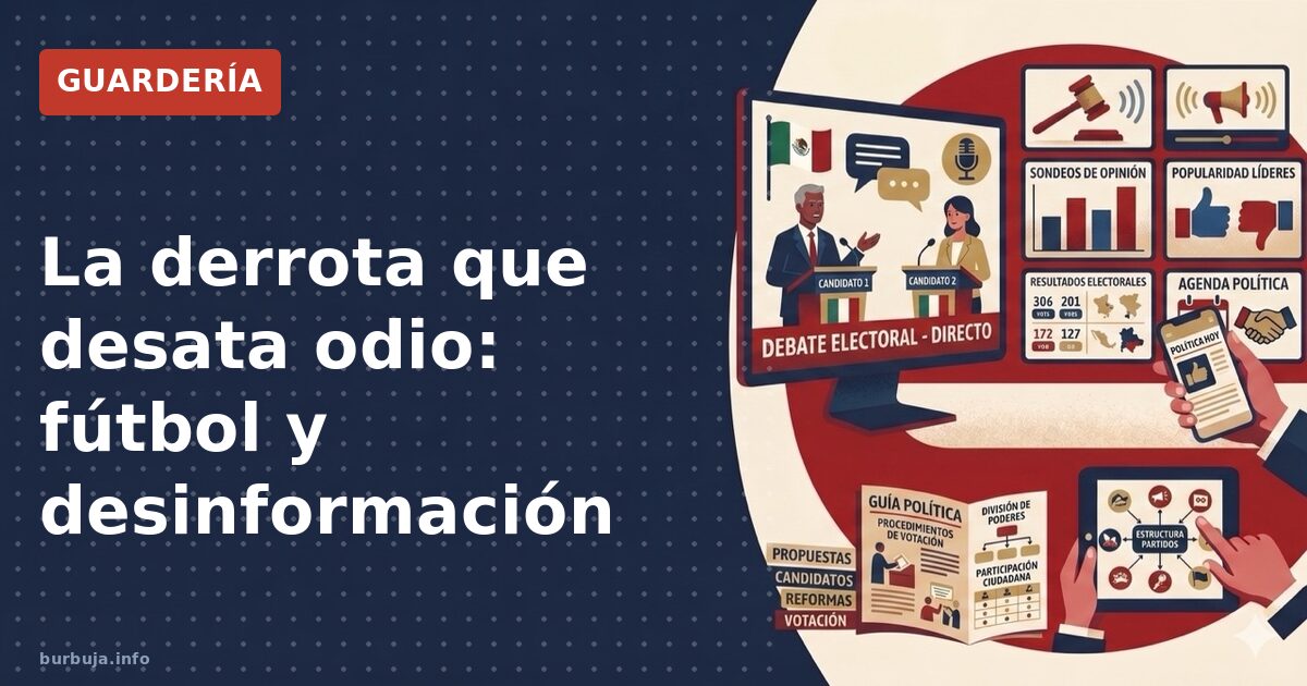 La derrota que desata odio: fútbol y desinformación