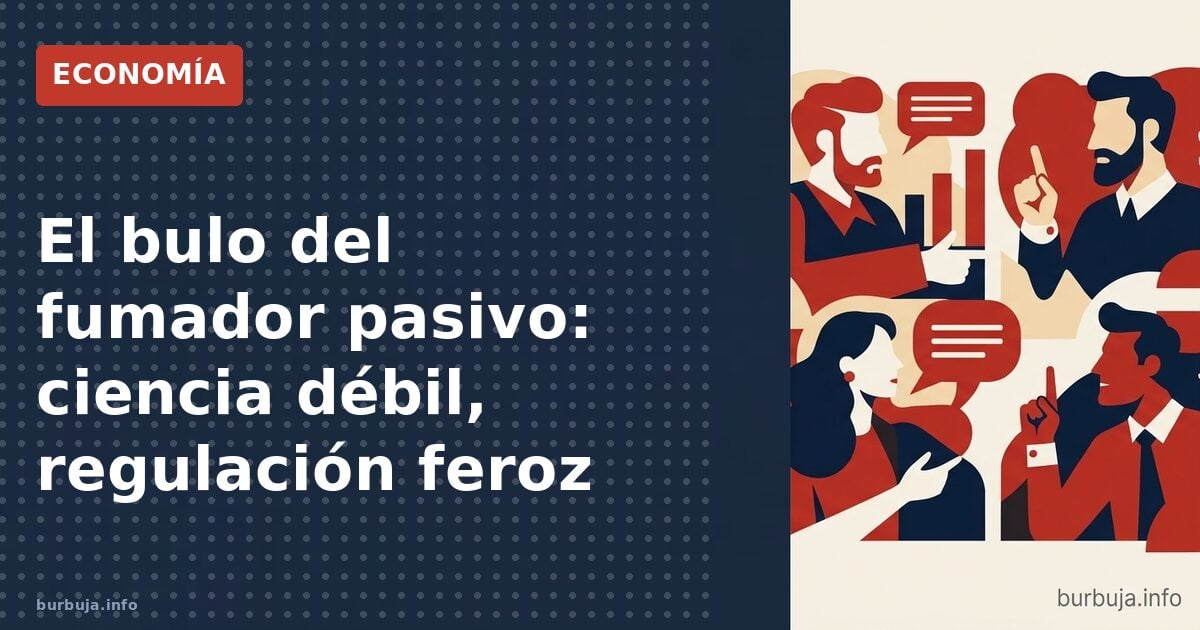 ¿Fumador pasivo? La ciencia que no cuadra