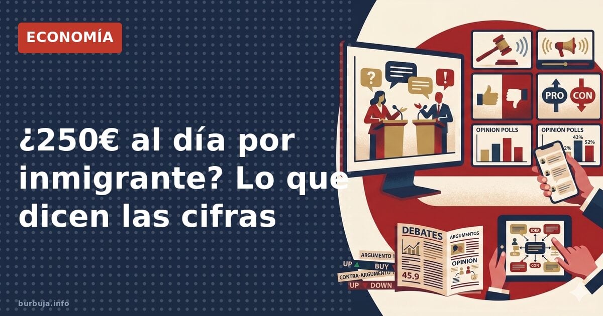 250 euros al día por inmigrante: ¿realidad o mito?