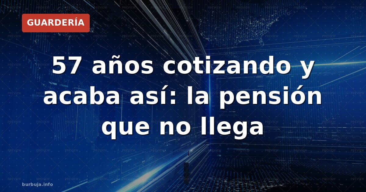 Cotizó 57 años y acabó compartiendo piso