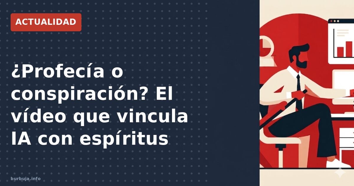 ¿Profecía o conspiración? El vídeo que vincula IA con espíritus