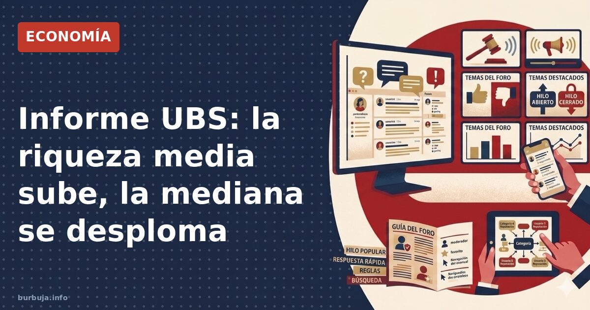 La clase media ya es pobre, según la banca suiza