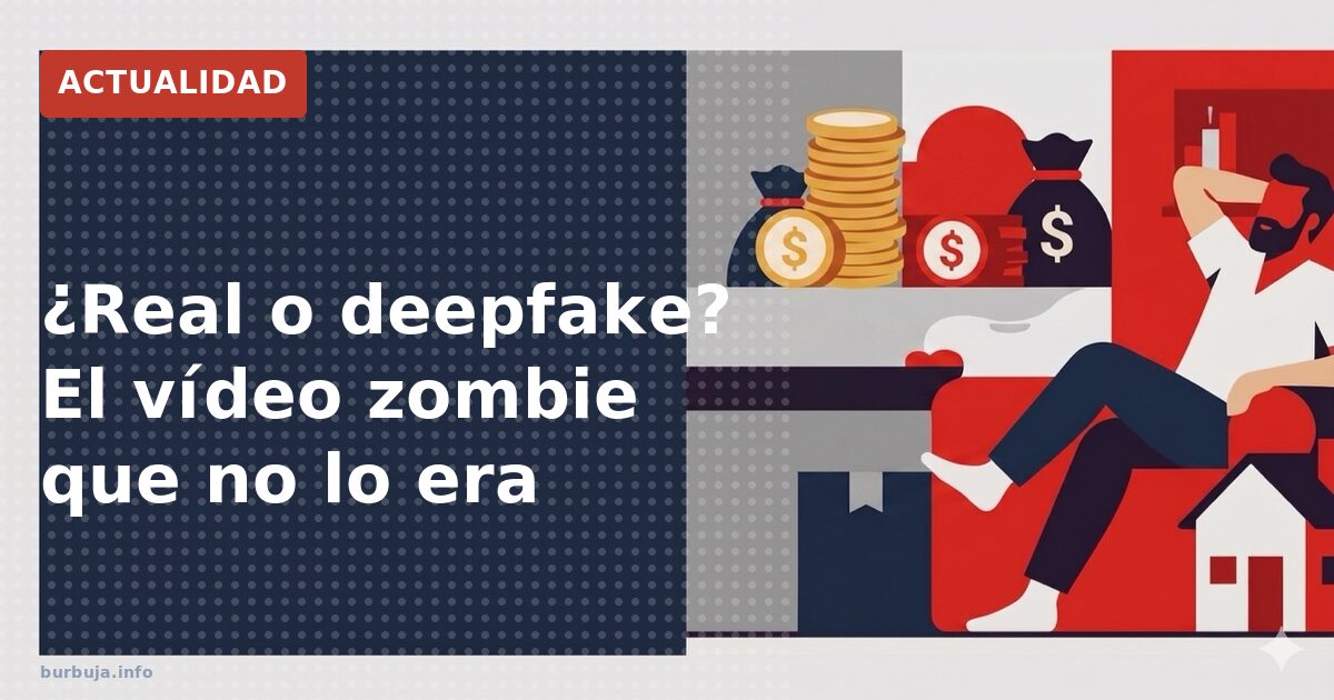 ¿Real o deepfake? El vídeo zombie que no lo era