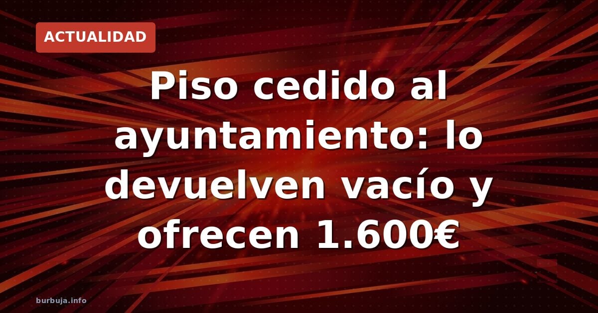Un propietario de Girona pierde 8.800 euros con el alquiler social municipal