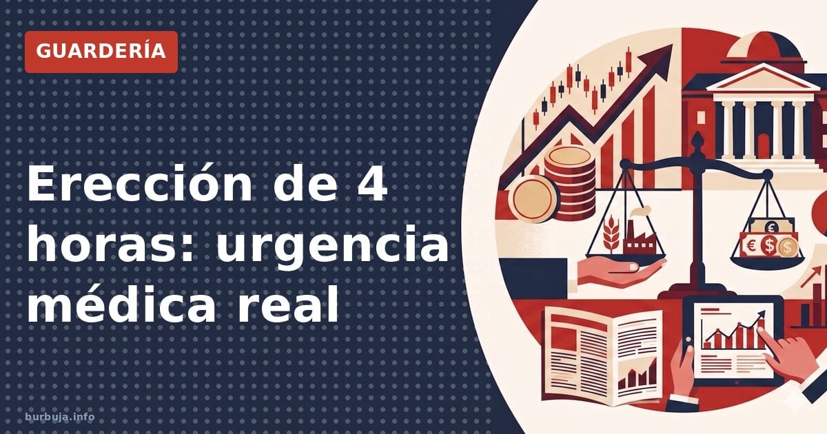 Erección de 4 horas: urgencia médica real