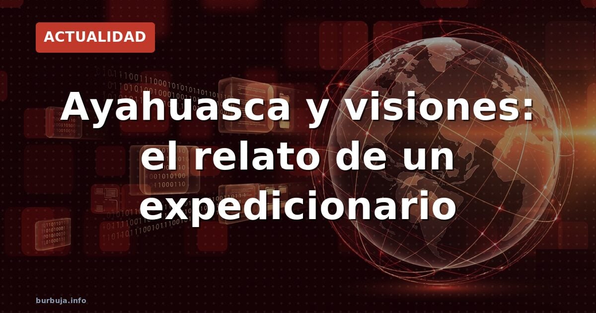 Viaje chamánico: vómitos y revelaciones