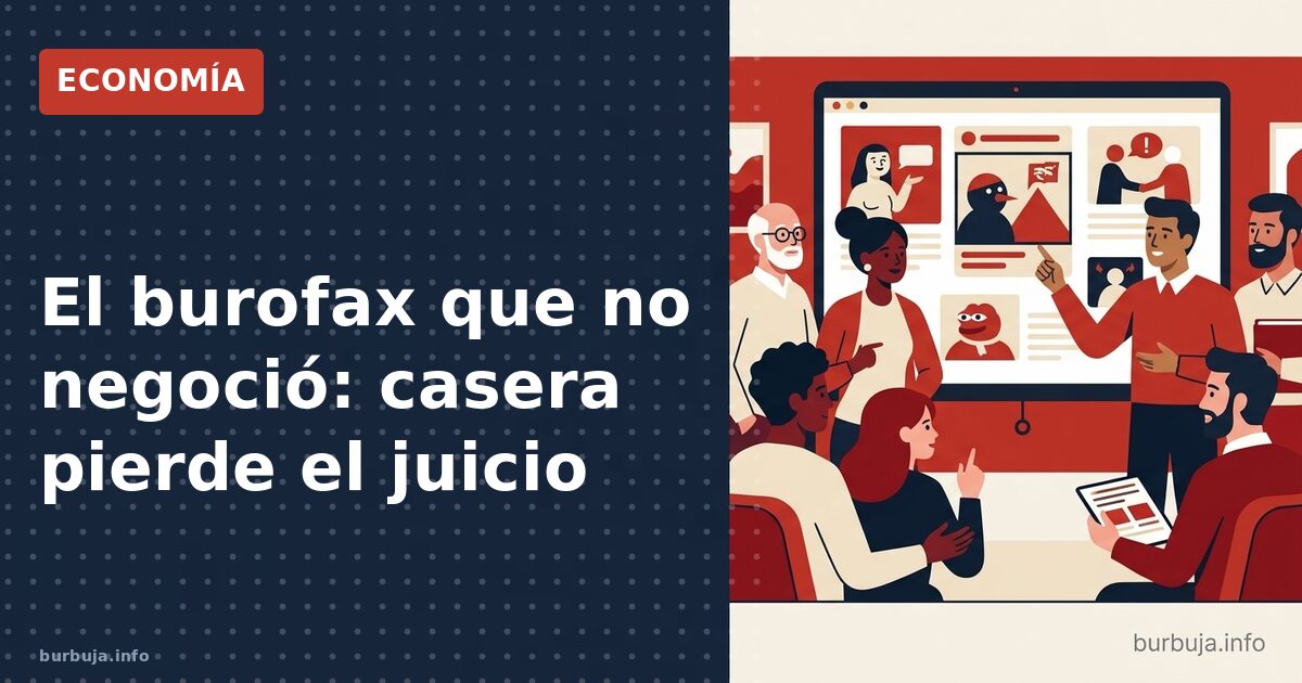 Casera no puede recuperar su piso por no ofrecer negociar