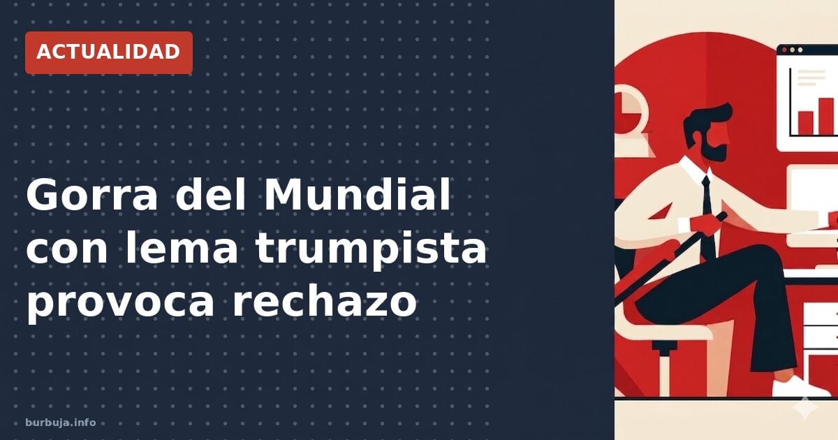Gorra del Mundial a 25€ que enfurece a la izquierda