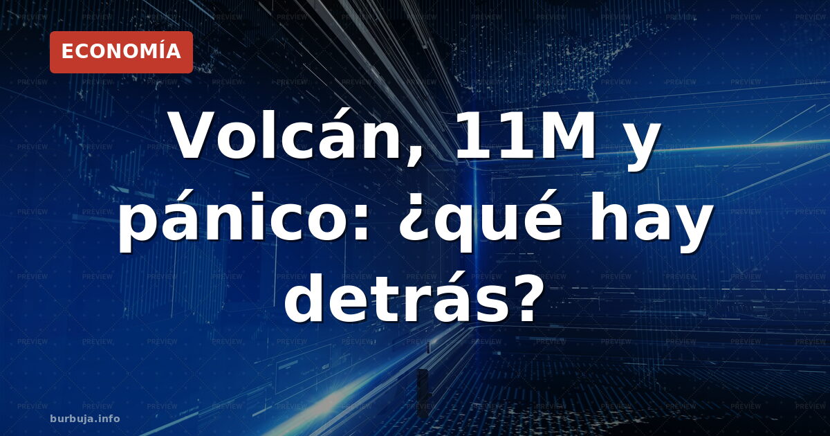 Volcán Tenerife: alarma sin datos