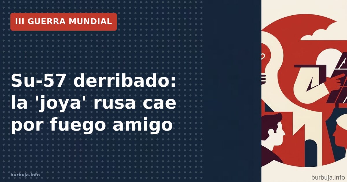 Rusia calla la pérdida de su caza furtivo Su-57