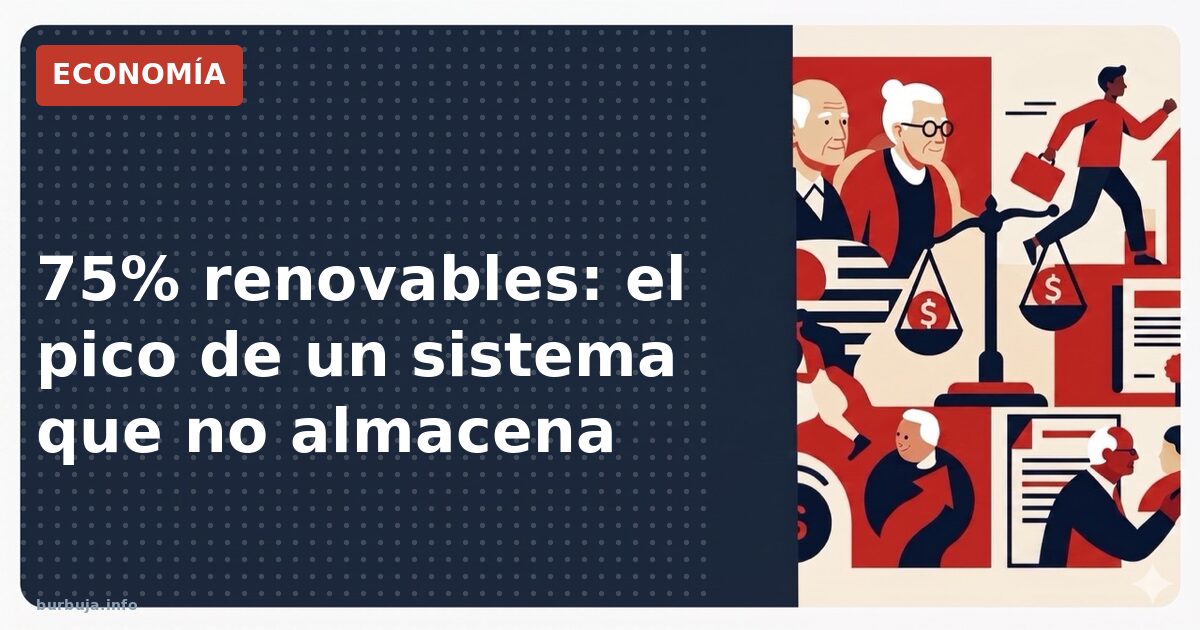 El 75% de luz solar y el precio que no baja