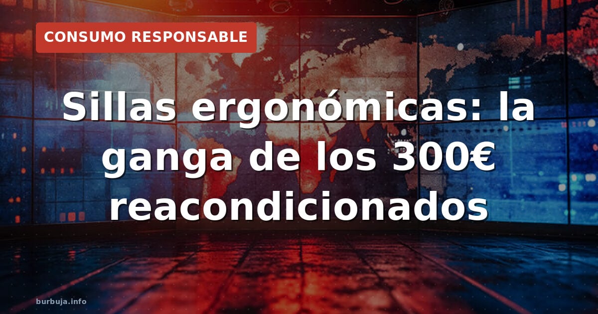 Sillas ergonómicas: la ganga de los 300€ reacondicionados