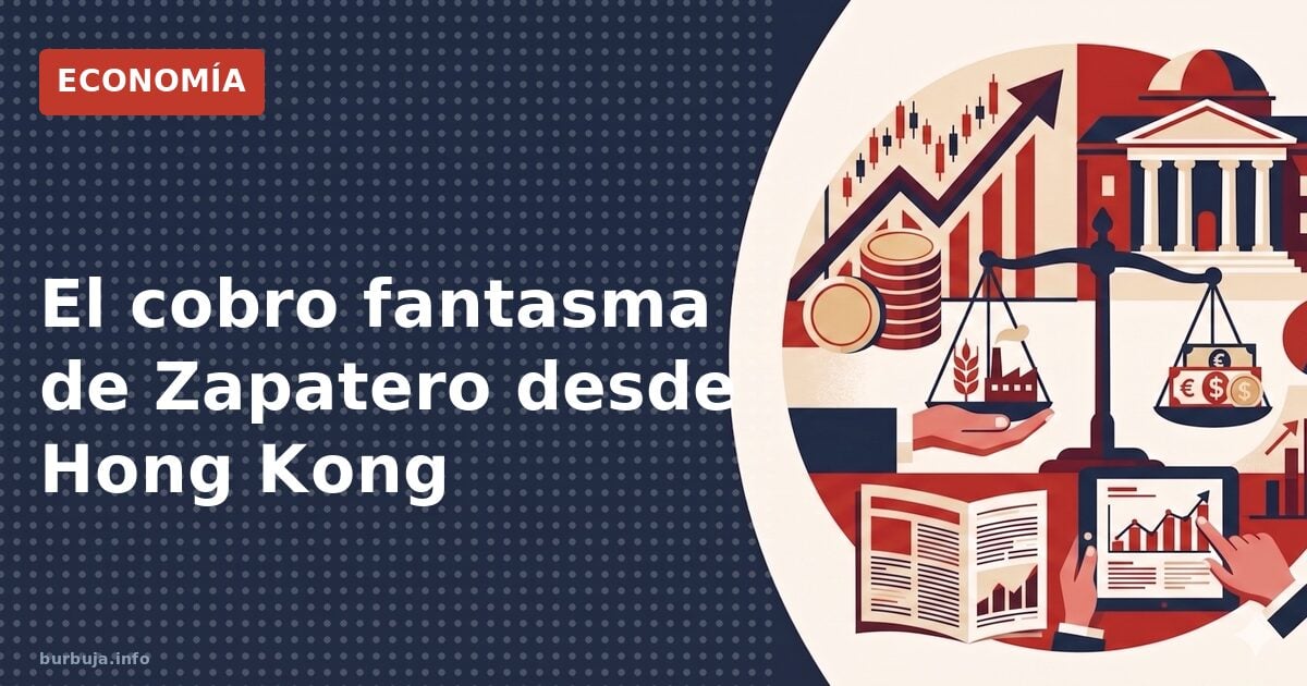 El cobro fantasma de Zapatero desde Hong Kong