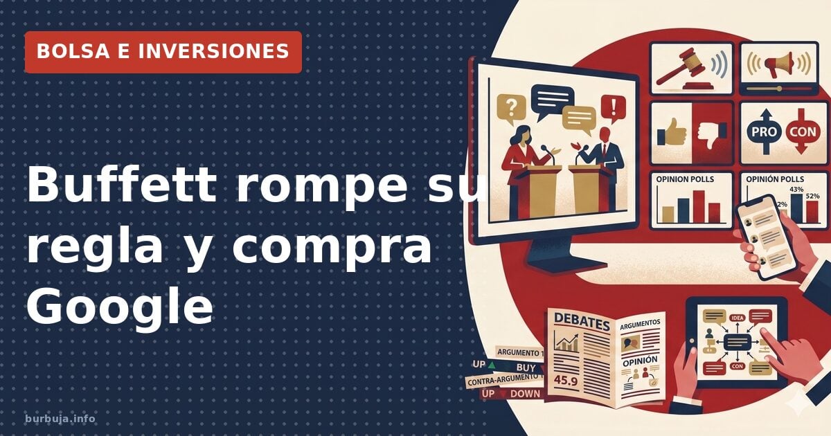Buffett confirma que Berkshire invirtió en Alphabet pese a su famosa aversión a las tecnológicas