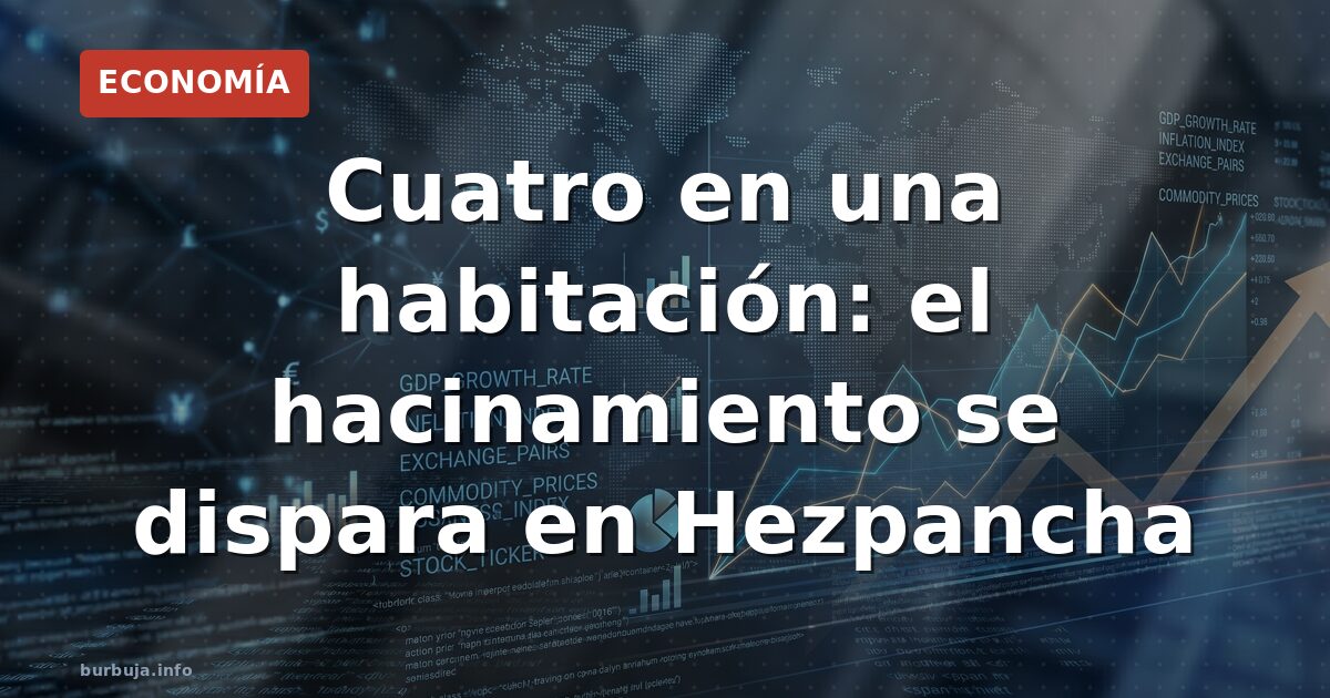 Hacinamiento récord: cuatro en una cama