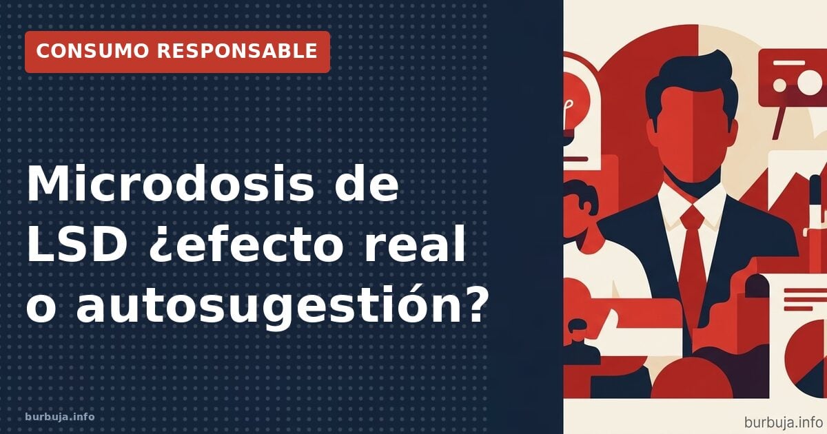 Microdosis de LSD: ¿efecto real o placebo con tolerancia?