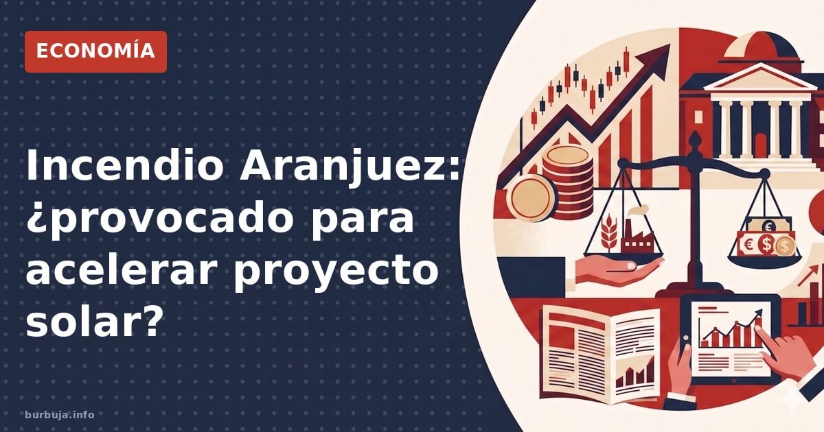 Aranjuez arde otra vez: ¿casualidad o negocio?