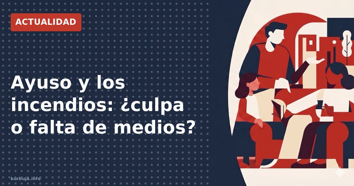 Incendios Madrid: ¿gestión o sabotaje?