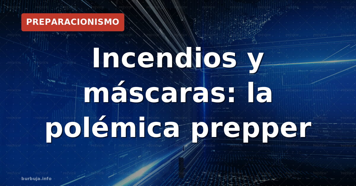 Preparacionismo: ¿salva una mascarilla de 12€?