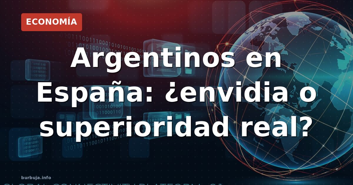 Argentinos en España: ¿envidia o superioridad real?