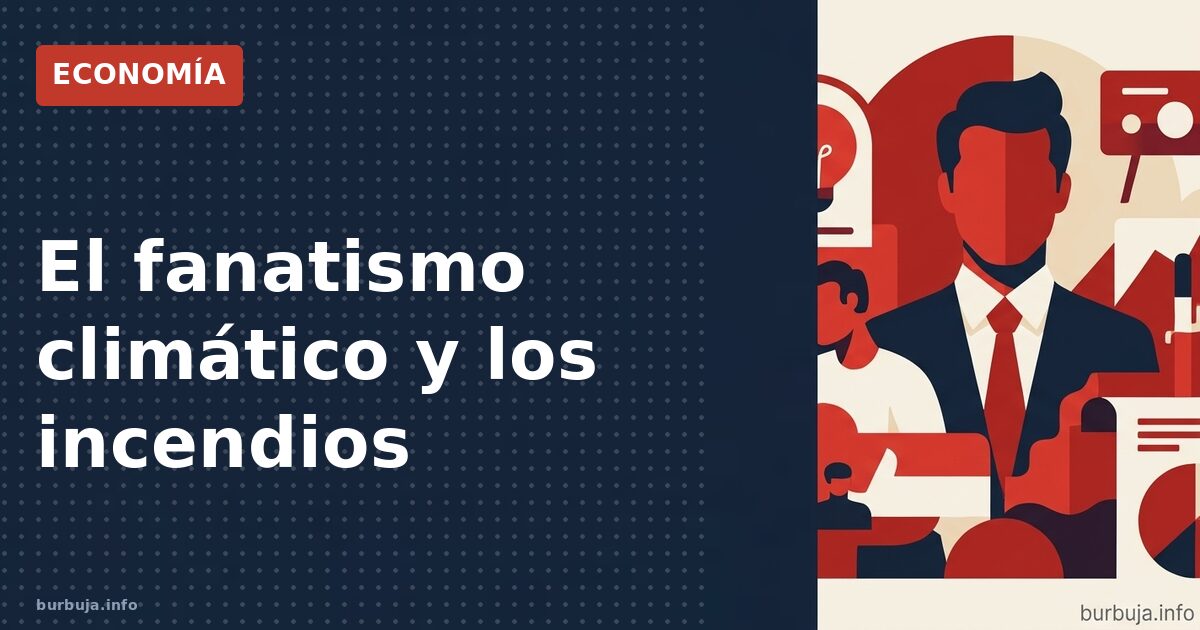 El fanatismo climático y los incendios