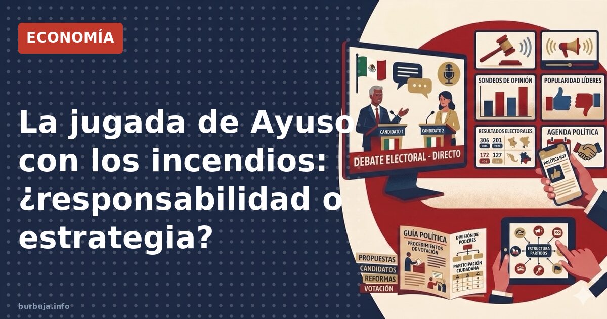 80.000 desplazados por fuego en Madrid: ¿culpa de Ayuso o Sánchez?