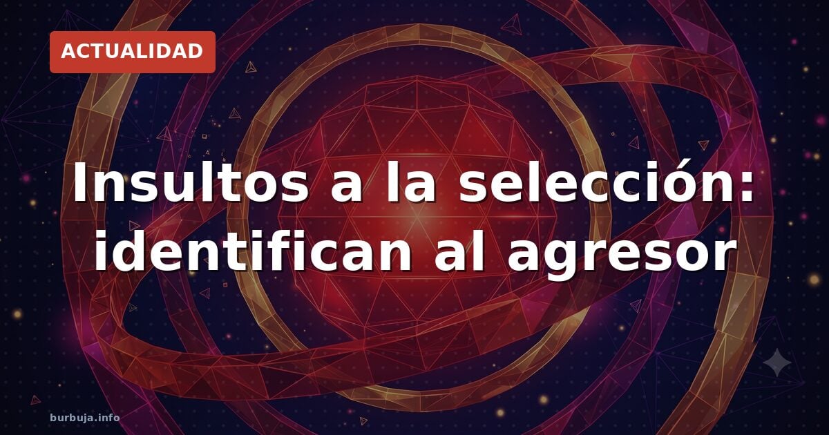 El proetarra que insultó a la selección ya tiene nombre