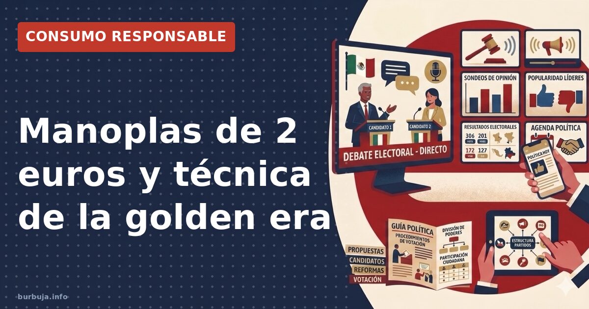 Manoplas de 2 euros y técnica de la golden era