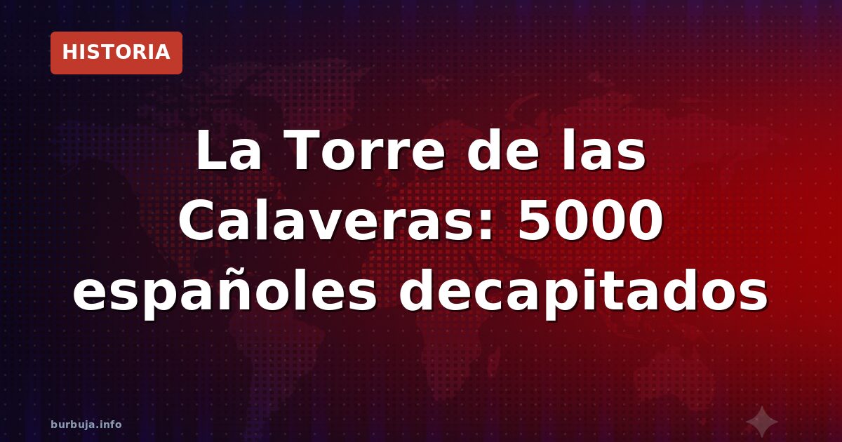 La macabra torre de calaveras en Djerba