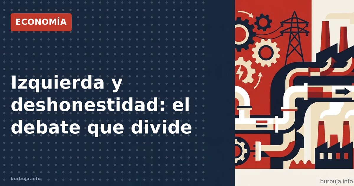 Izquierda y deshonestidad: el debate que divide