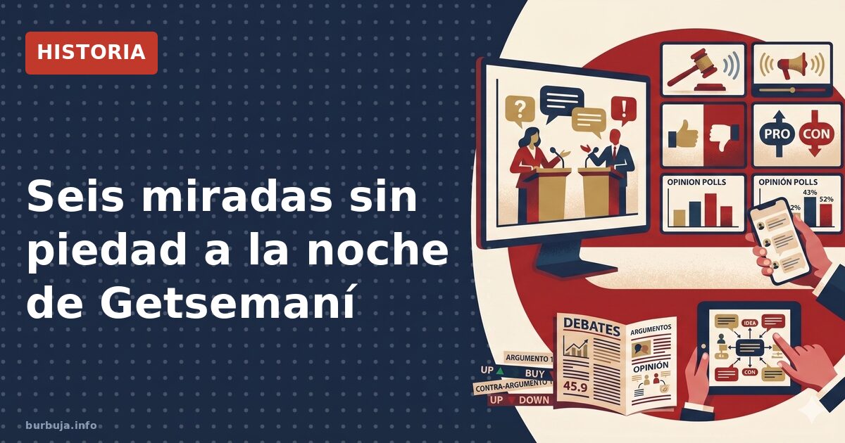 Seis miradas sin piedad a la noche de Getsemaní