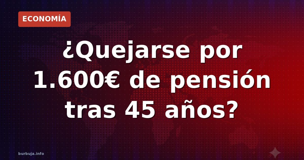 Persona jubilada revisando su nómina de pensión, imagen del debate sobre las pensiones en España