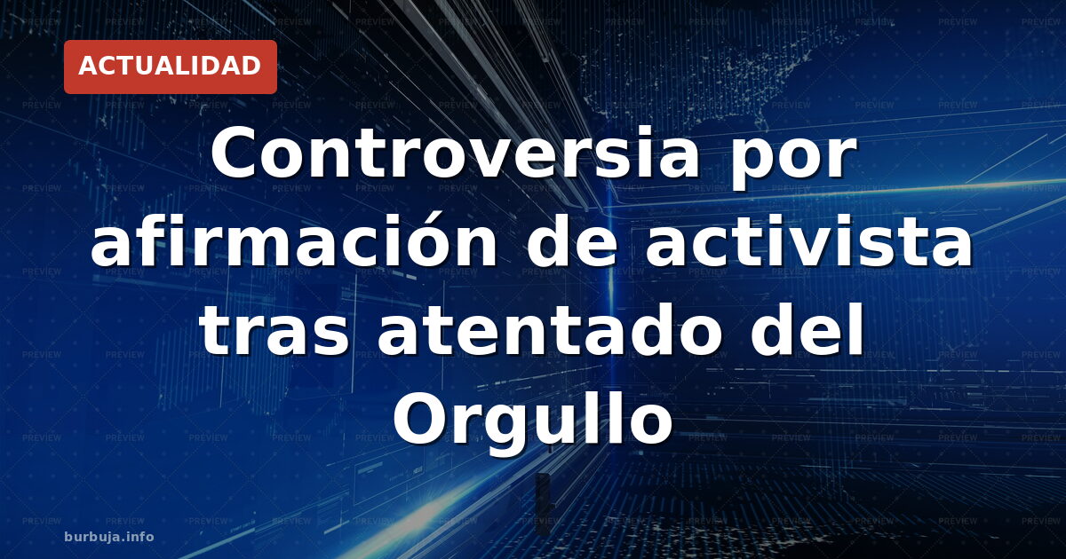 La polémica frase de una activista en la vigilia de Berlín