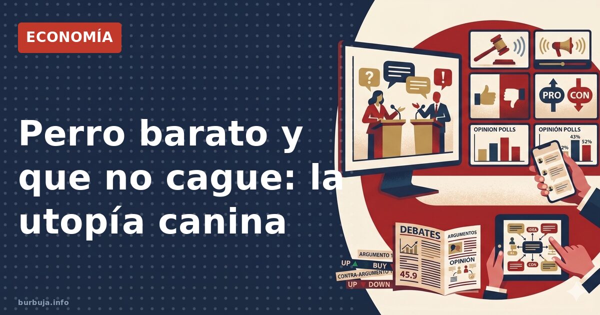 Perro barato y que no cague: la utopía canina