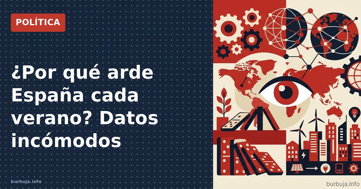 ¿Por qué arde España cada verano? Datos incómodos