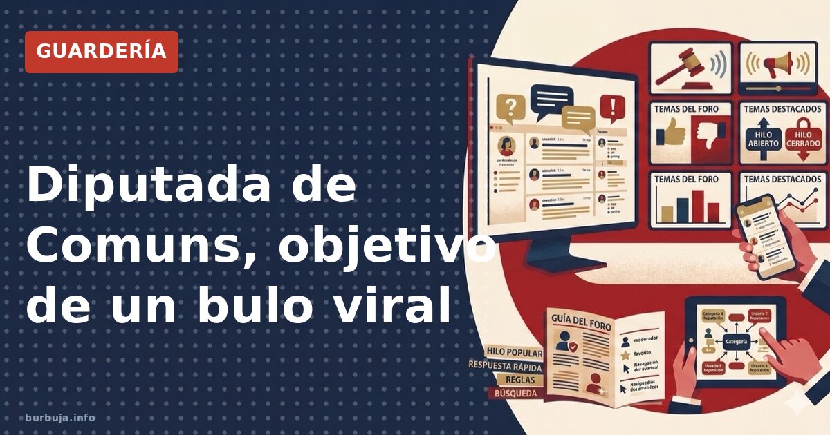 Diputada de Comuns, objetivo de un bulo viral