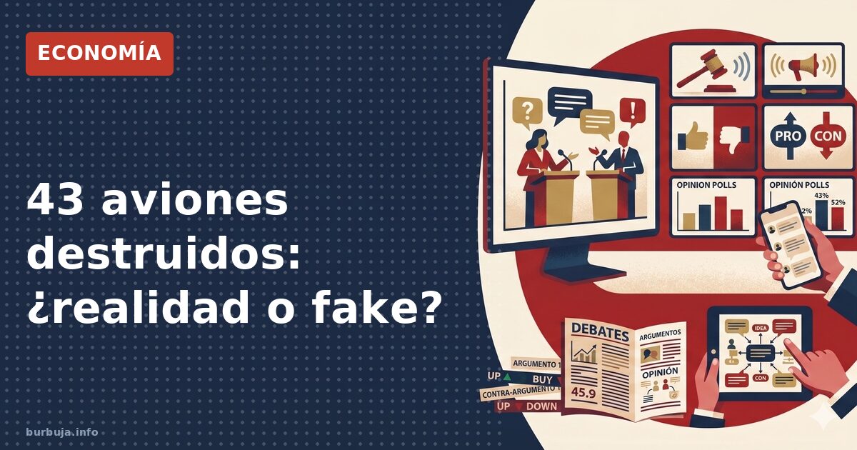43 aviones destruidos: ¿fake news con efecto en bolsa?