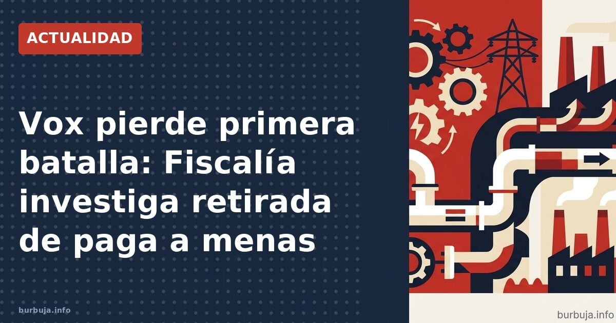 Vox lleva su prioridad nacional a la Fiscalía