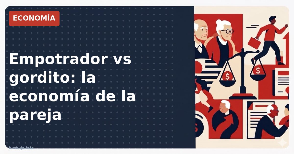 La trampa del 'gordito' en la economía de pareja