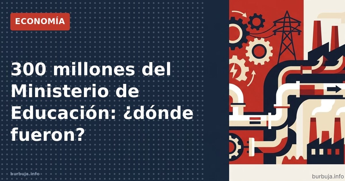 300 millones del Ministerio de Educación: ¿dónde fueron?