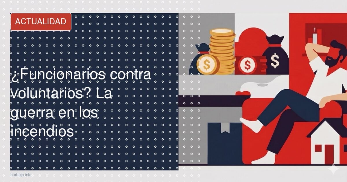 ¿Funcionarios contra voluntarios? La guerra en los incendios