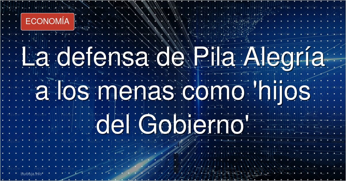 Pilar Alegría: «Son hijos del Gobierno de Aragón»